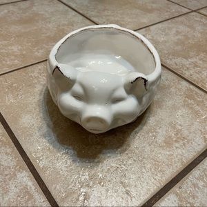Ceramic Pig Planter Dish